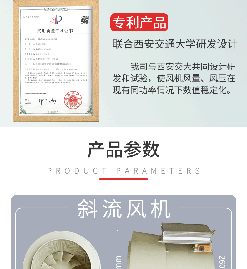 管道風機專利